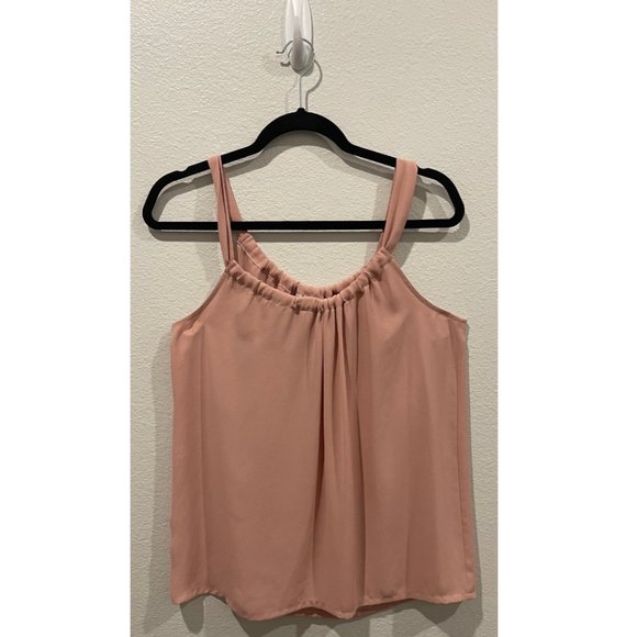LOFT Pink Sleeveless Blouse - Picture 3 of 5